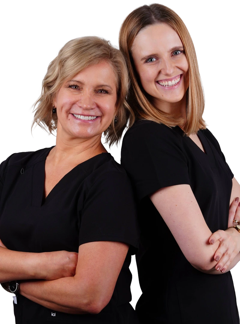 Dr n. med Renata Golińska i lek. dent Ludmiła Rodziewicz - ortodonci OrtoRodzina Łódź