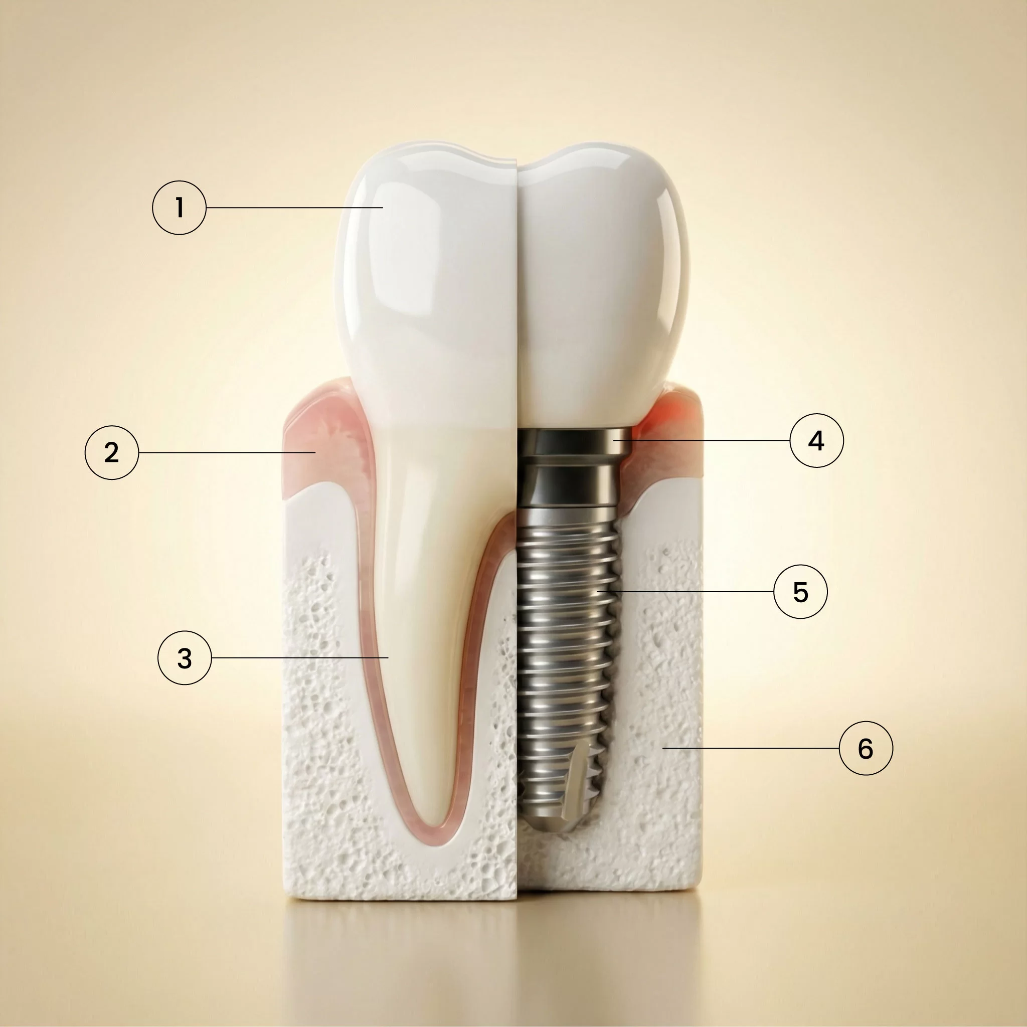 Odbudowa Zeba Na Implancie